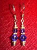 "Purple Velvet" Swarovski Earrings
