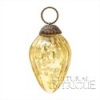 Gold Mercury Glass Mini Line Design Ornament
