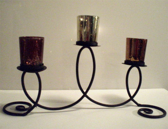 3 Tier Iron Votive Stand