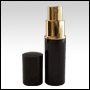 Black Metal & Glass 10ml Perfume Purse Atomizer