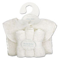 Bumkins Organic Cotton Basics Gift Set - Natural Print & Satin