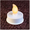 4-Pack Flameless Realistic Flickering Battery Operated Tealights