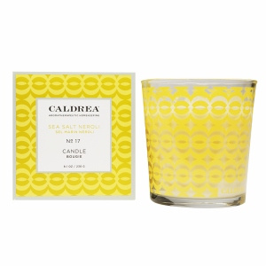 Caldrea No. 17 Sea Salt Neroli Boxed Glass Candle