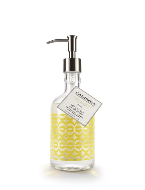 Caldrea No. 17 Sea Salt Neroli Decorative Glass Hand Soap