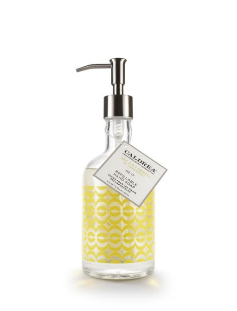 Caldrea No. 17 Sea Salt Neroli Decorative Glass Hand Soap