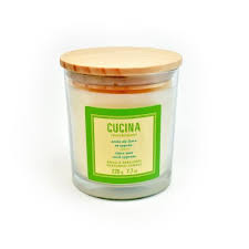 Cucina Lime Zest Glass Candle