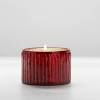 Illume Mulled Wine Demi Red Mercury Glass Candle