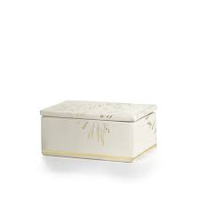 Illume BALSAM & CEDAR TRINKET BOX CERAMIC