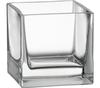 3" Cube Glass Vase