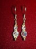 Swarovski Aurora Borealis Crystal Earrings