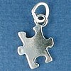 Sterling Silver Puzzle Piece Charm