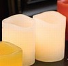 2-Pack Flameless Fresh Linen Scented Wax Battery Operated Votives