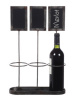 Wine Bottle Chalkboard Rack