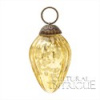 Gold Mercury Glass Mini Line Design Ornament
